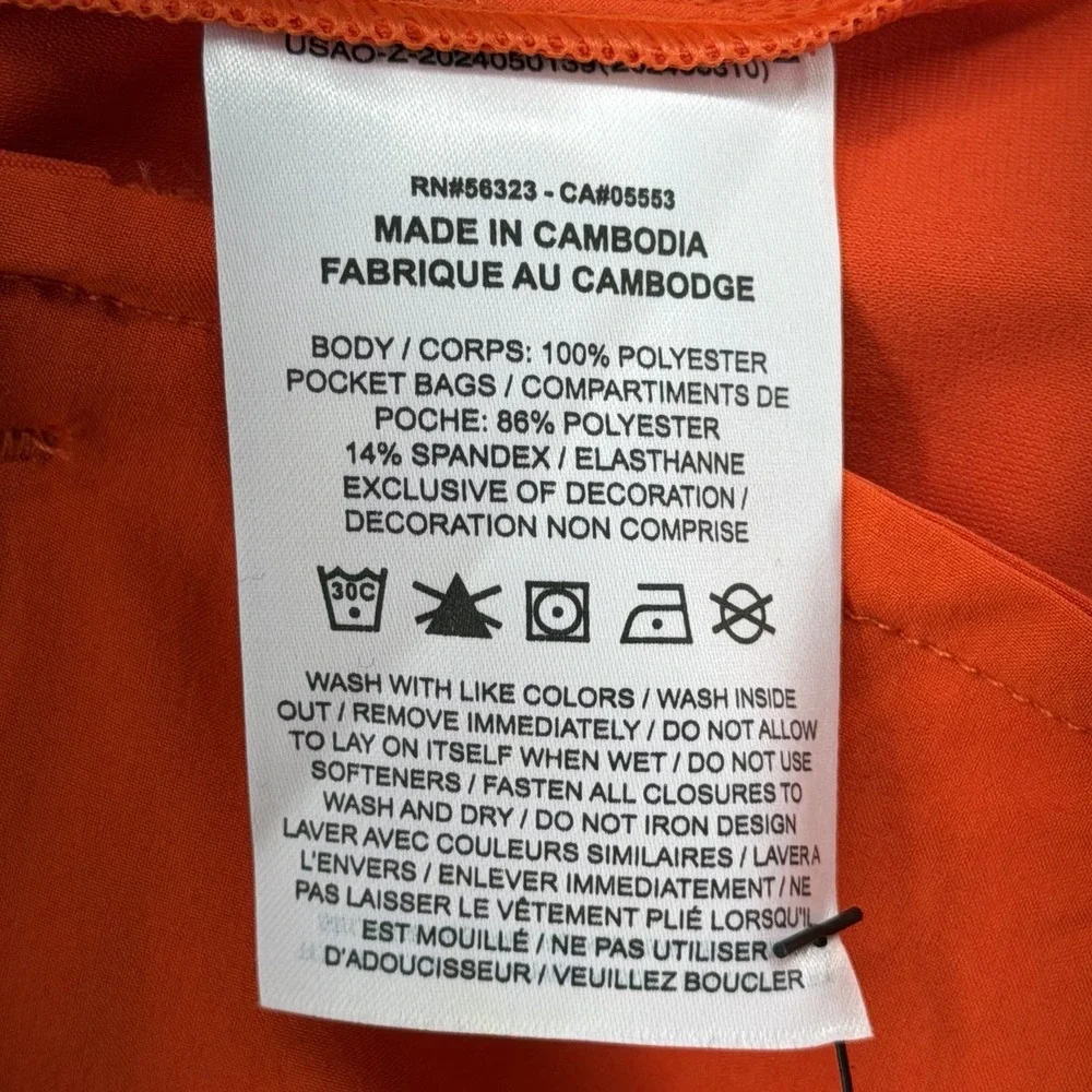 Nike Dri Fit 24.7 Golf Shorts Men Size 42x6 Orange NEW $95
